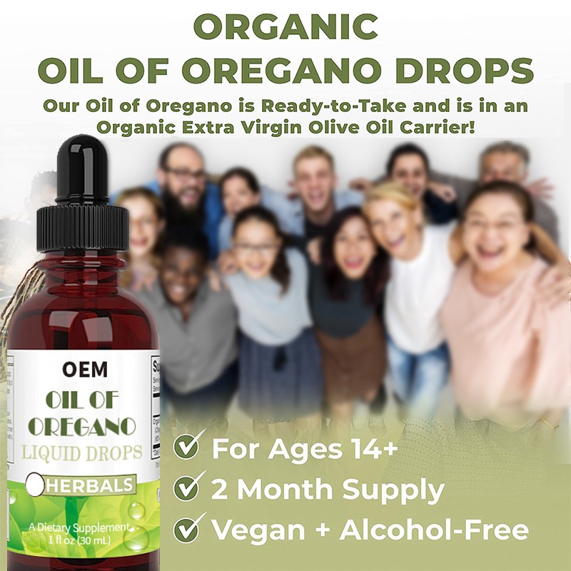 Oregano Oil Drops Supplier - OEM Immune Respiratory Gut Balance