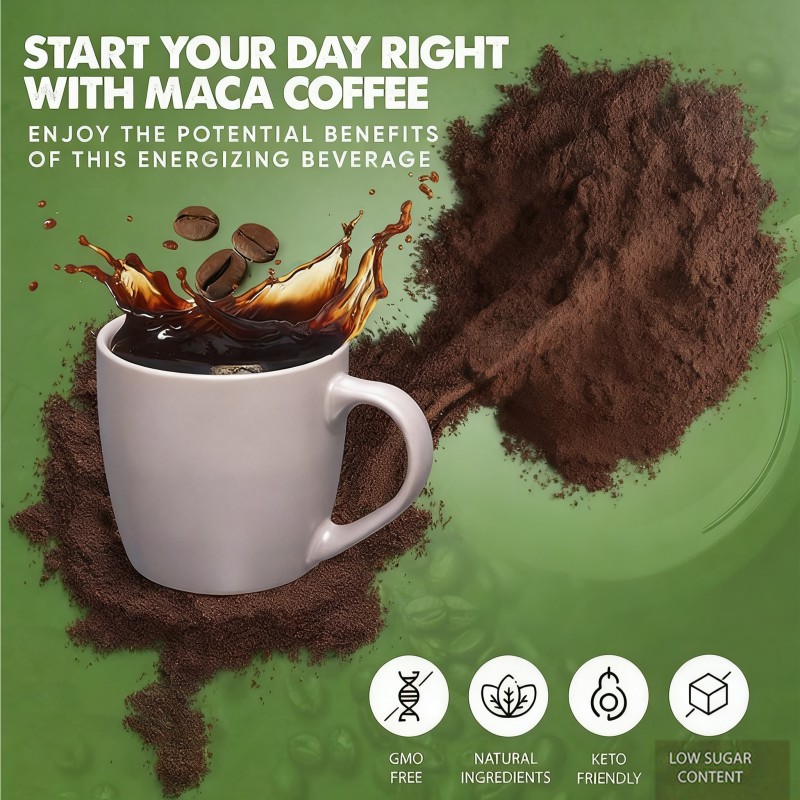 Maca Coffee Manufacturer - OEM Black Maca Arabica Chocolate