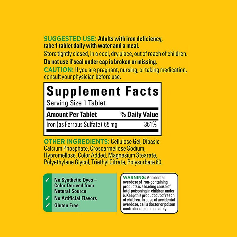 Iron Tablets Factory - OEM High Potency Iron Deficiency