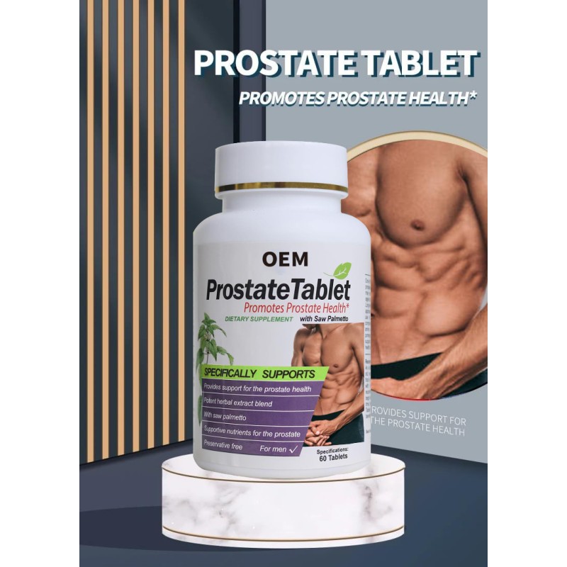 Prostate Health Tablets Factory - OEM Saw Palmetto Zinc Quercetin