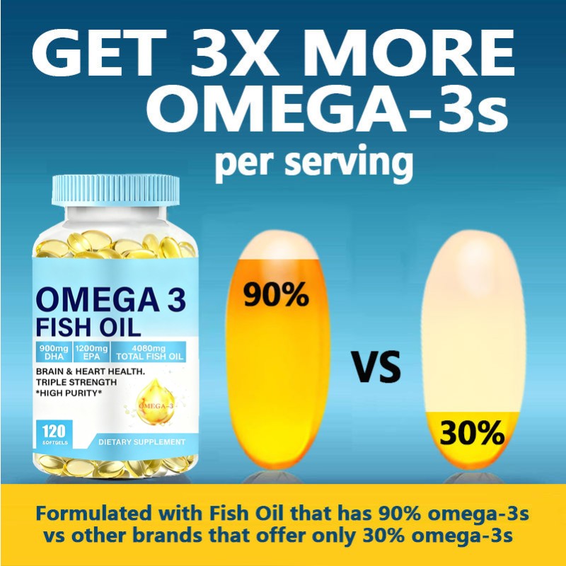 Omega 3 Softgels Manufacturer - OEM Brain Eye Health DHA EPA