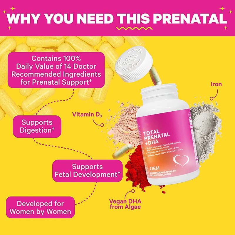 Prenatal Capsules Manufacturer - OEM Fetal Development Pregnancy DHA