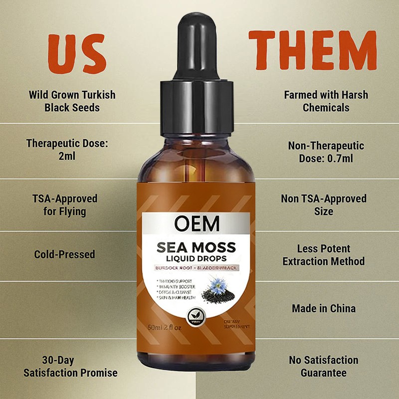 Black Seed Oil Factory - OEM Cold Pressed Nigella Sativa Immune