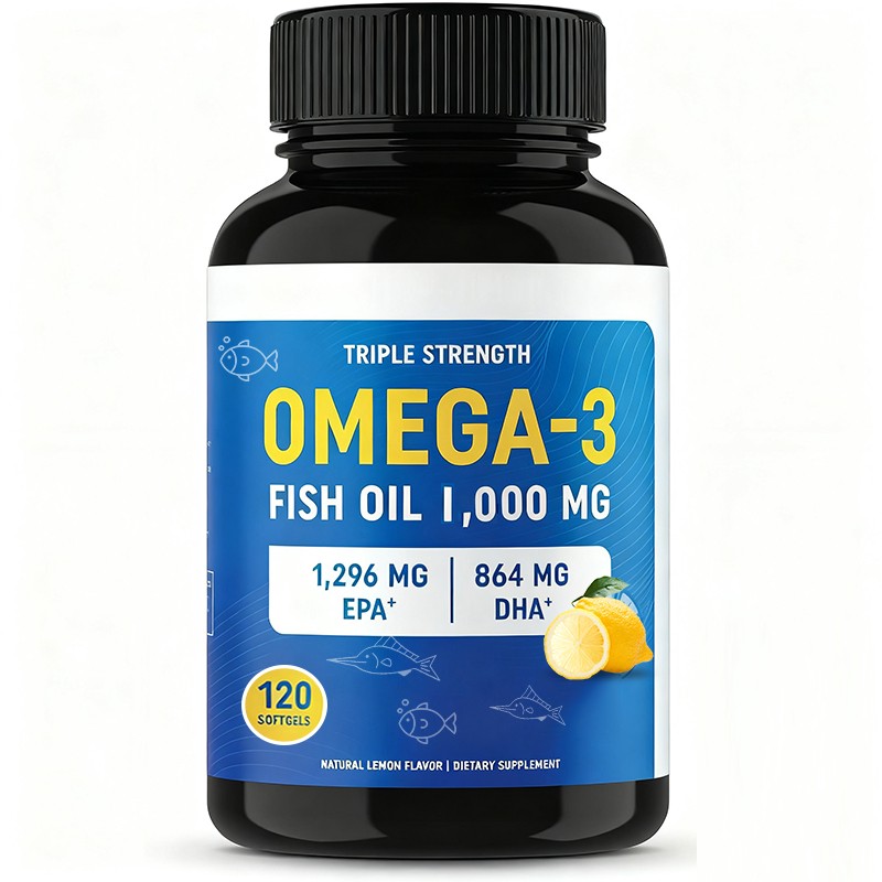 Fish Oil Softgels Factory - OEM Brain Eye Health DHA EPA