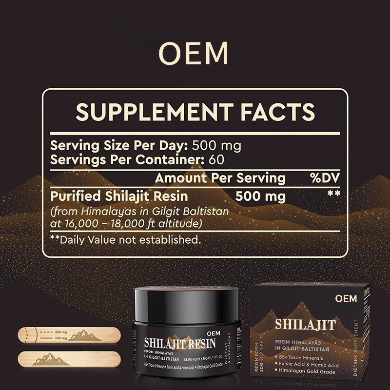 Shilajit Extract Supplier - OEM Multiple Minerals Fulvic Acid