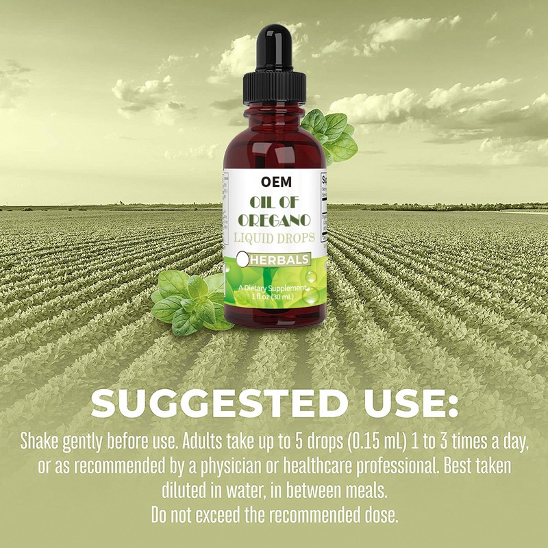 Oregano Oil Drops Supplier - OEM Immune Respiratory Gut Balance