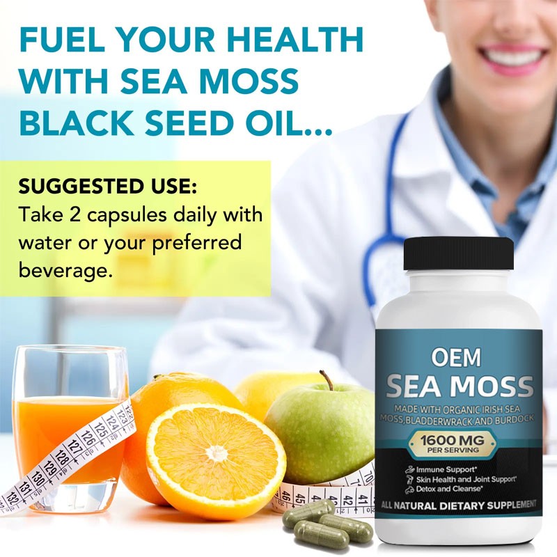 Immunity Capsules Manufacturer - OEM Bladderwrack Burdock Seamoss