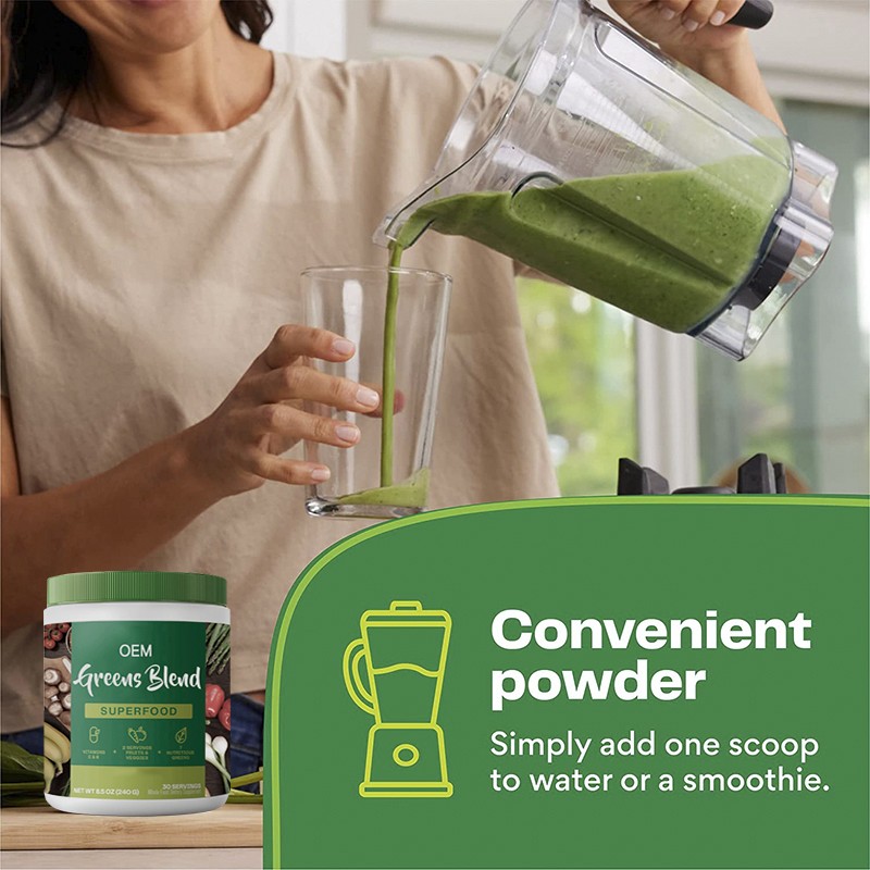 Greens Powder Factory - OEM Enzymes Probiotics Superfood