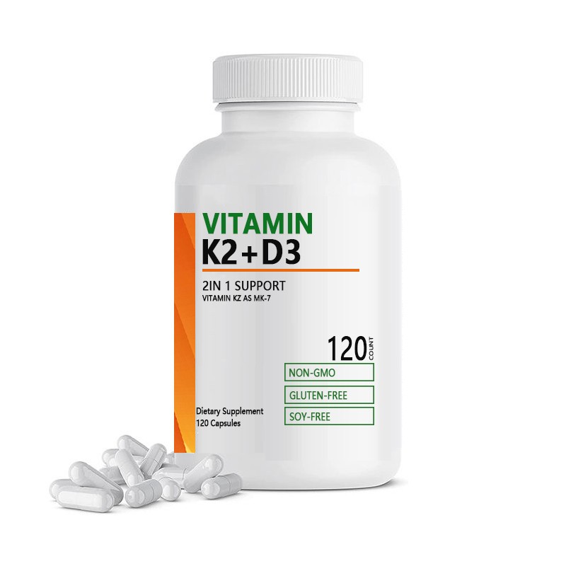 Vitamin D3 K2 Capsules Factory - OEM 5000iu Immune Bone Teeth