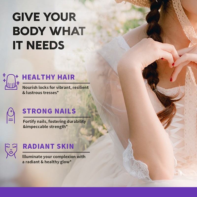 Hair Growth Capsules Manufacturer - OEM Biotin Collagen Skin Nails