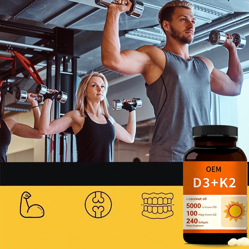 Vitamin D3 Softgels Supplier - OEM 1000iu D3 K2 Bone Immune