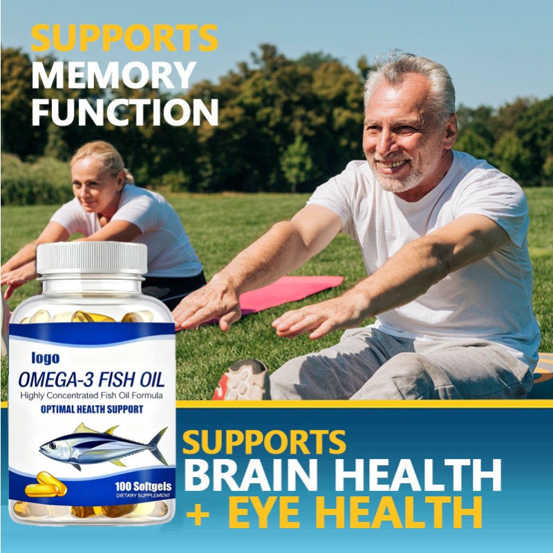 Omega 3 Softgels Supplier - OEM Eye Brain Health DHA EPA