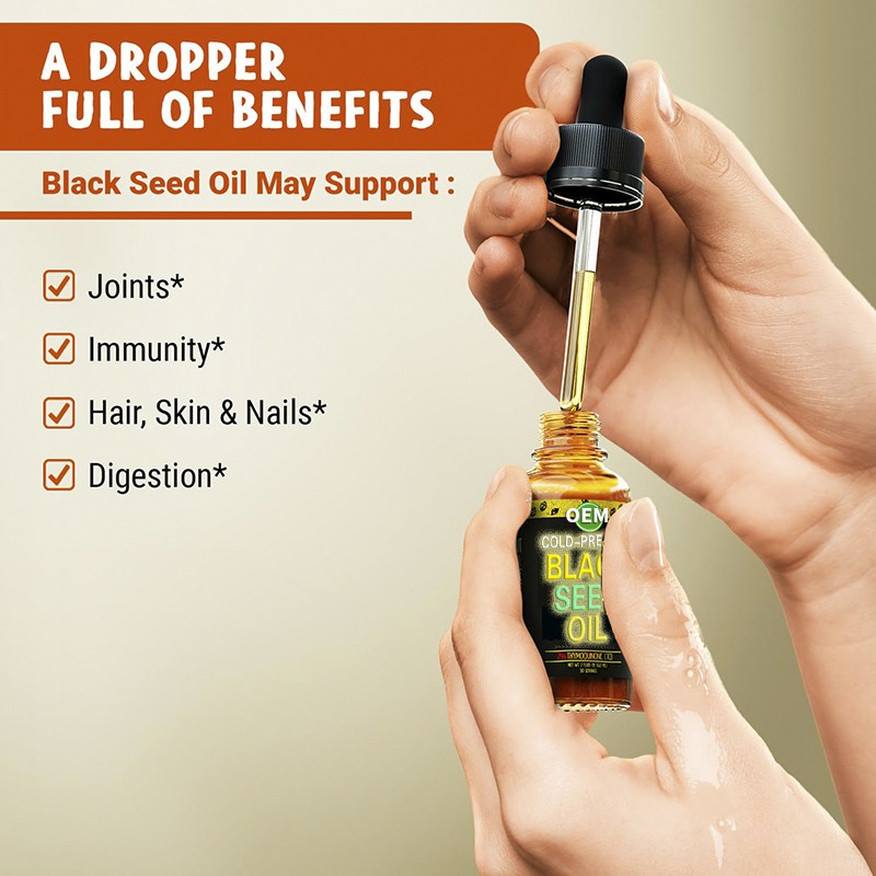Black Seed Oil Drops Manufacturer - OEM Joints Immune System Support