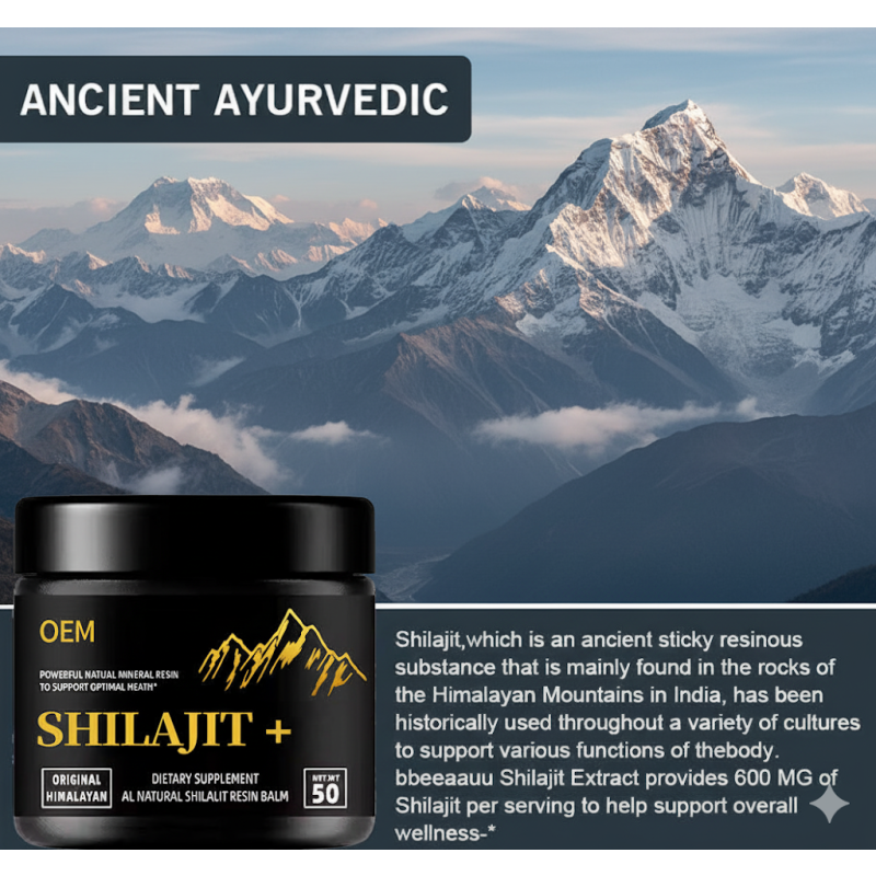 Shilajit Resin Manufacturer - OEM Organic Himalayan Pure Minerals