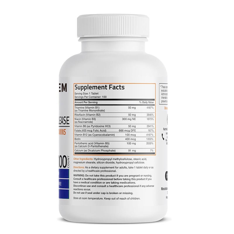 Vitamin B Tablets Manufacturer - OEM Brain Nervous Health Support