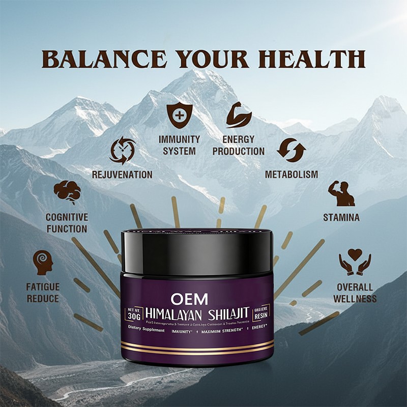 Shilajit Resin Supplier - OEM Immune Support Minerals Fulvic Acid