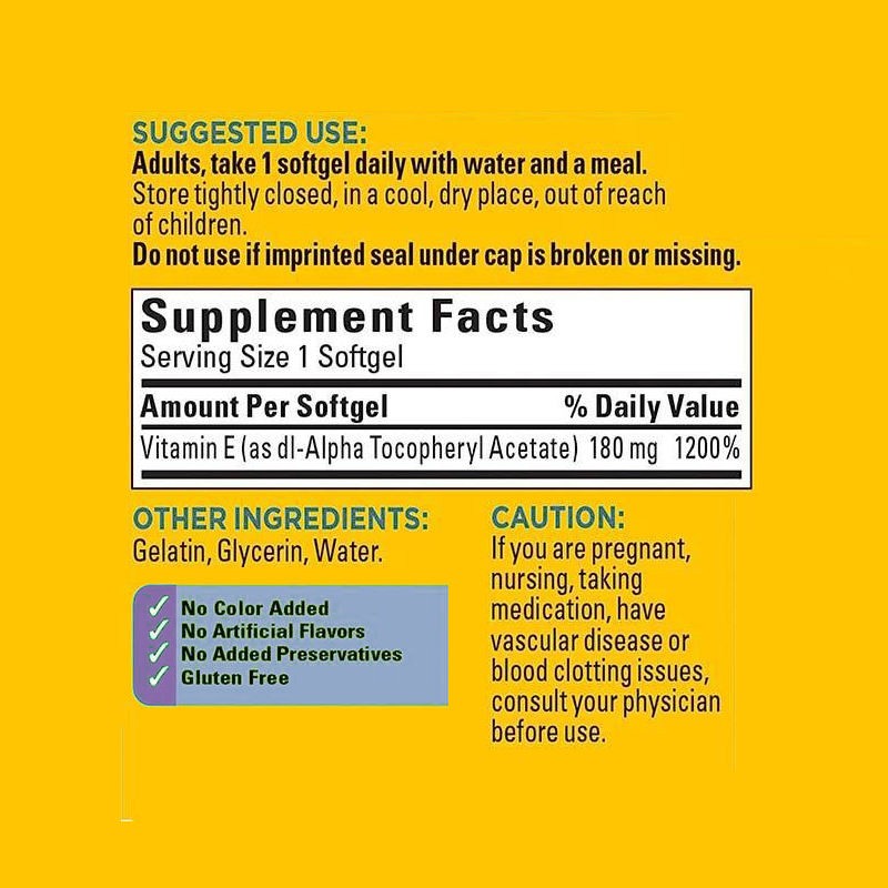 Vitamin E Softgels Manufacturer - OEM d Alpha Tocopherol Cellular