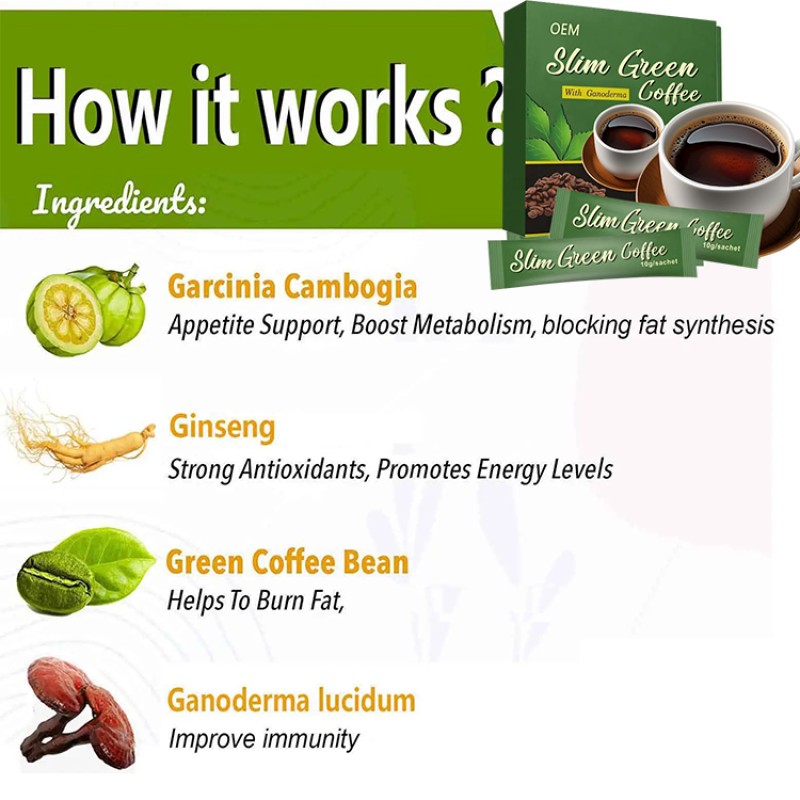 Green Coffee Factory - OEM Halal White Kidney Bean Stick