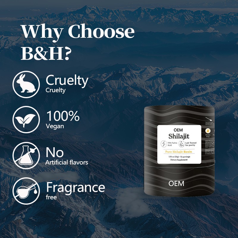 Shilajit Resin Supplier - OEM Gold Grade Fulvic Acid Trace