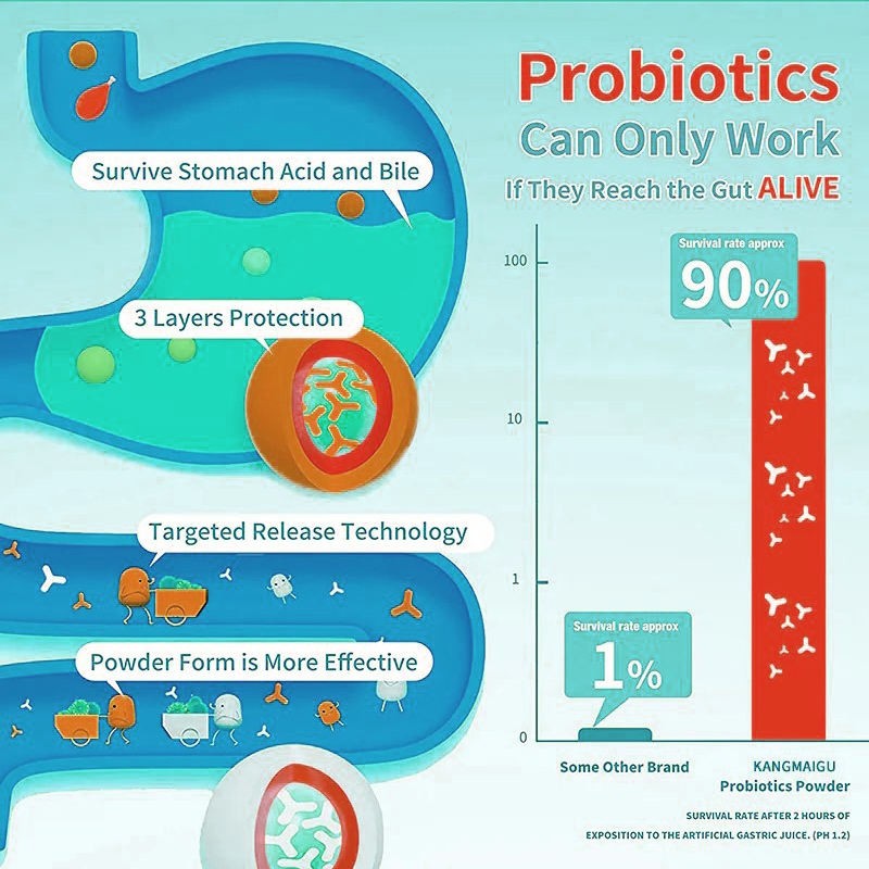 Probiotic Powder Supplier - OEM 50B CFU Multi Strain Stick