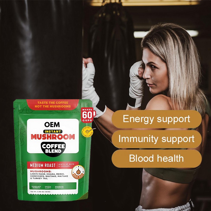 Mushroom Coffee Factory - OEM Instant Lions Mane Reishi Blend