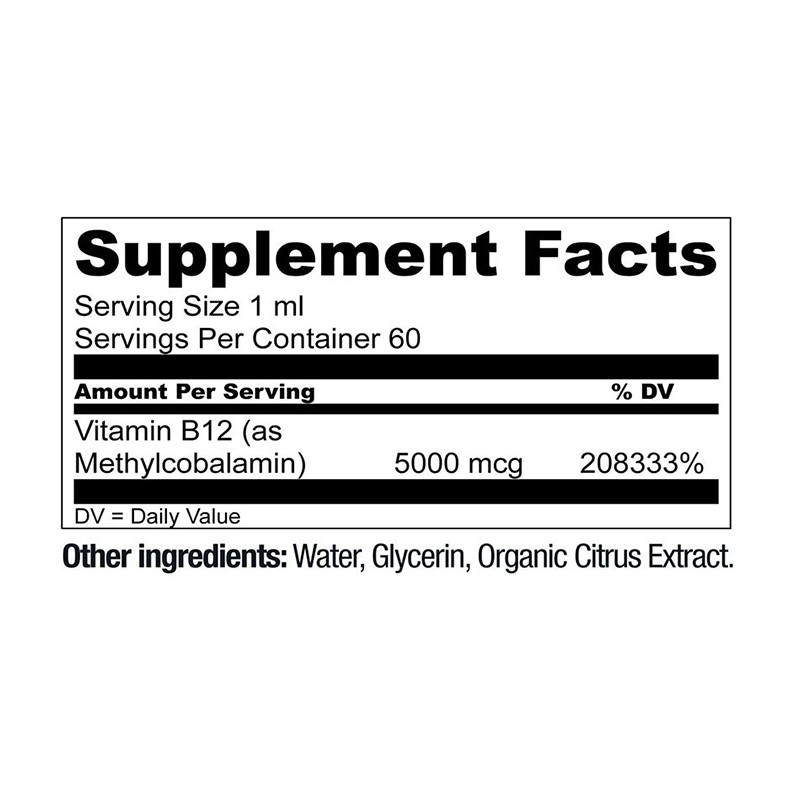 Vitamin B12 Liquid Manufacturer - OEM Vegan Cellular Energy Immune