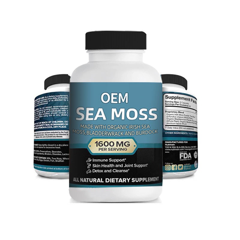 Immunity Capsules Manufacturer - OEM Bladderwrack Burdock Seamoss