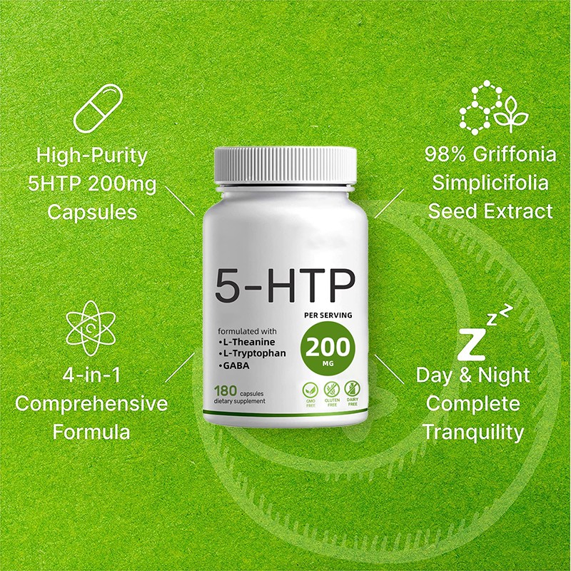 Mood Support Capsules Manufacturer - OEM GABA Tryptophan 5HTP Relax