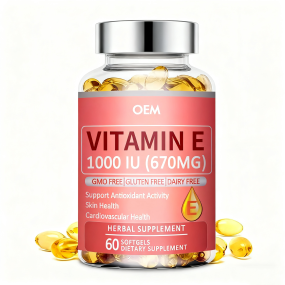 Vitamin E Softgels Factory - OEM Antioxidant Immune Skin Protection