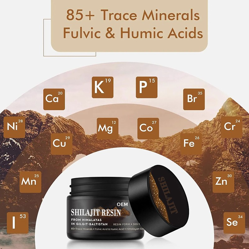 Shilajit Resin Supplier - OEM Himalayan Fulvic Acid Minerals