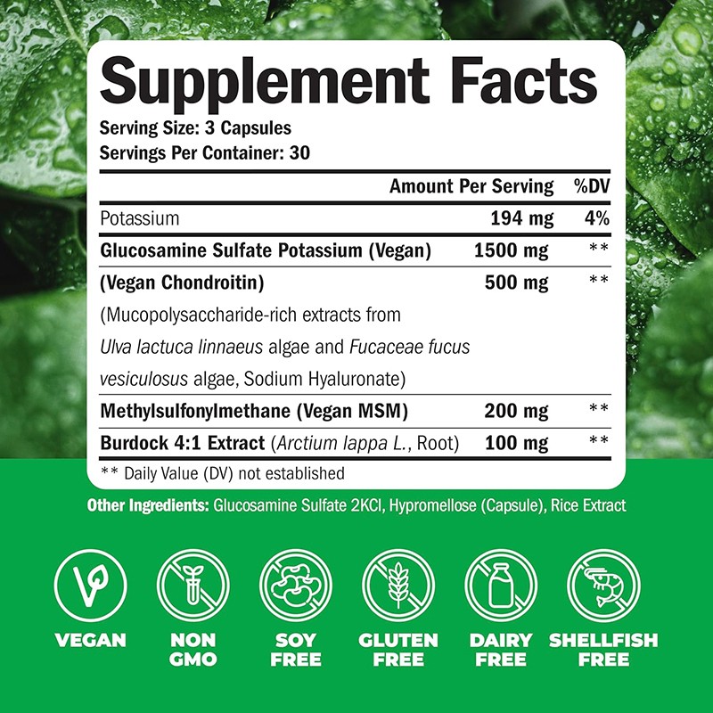 Joint Support Capsules Factory - OEM Turmeric Glucosamine Chondroitin