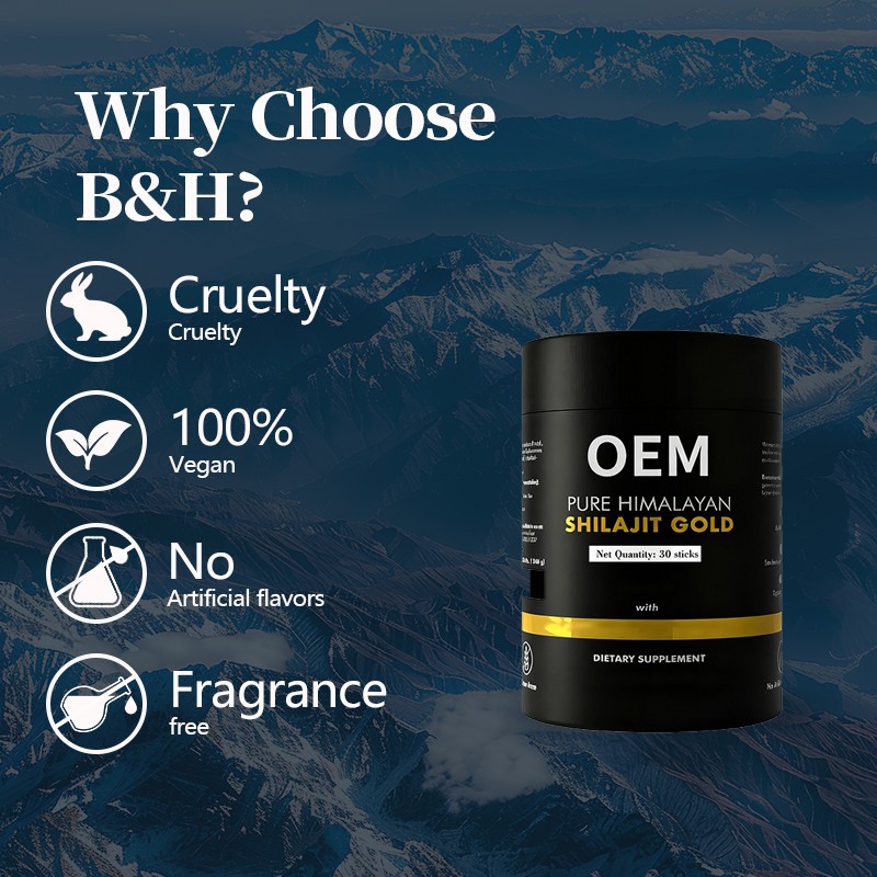 Shilajit Resin Factory - OEM 75% Fulvic Acid Energy Immunity