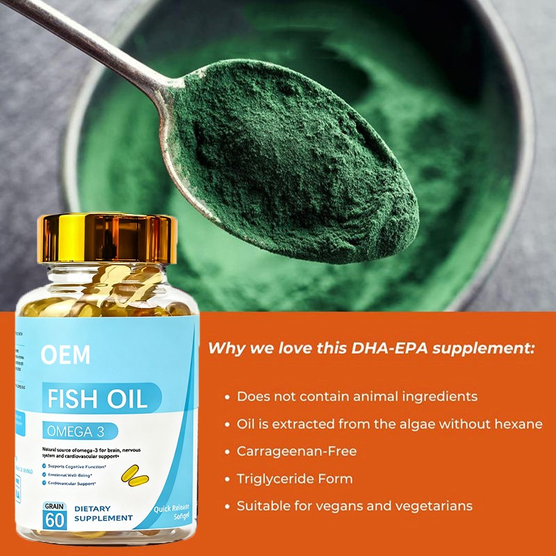 Vegan Omega Softgels Supplier - OEM 369 DHA EPA Immune