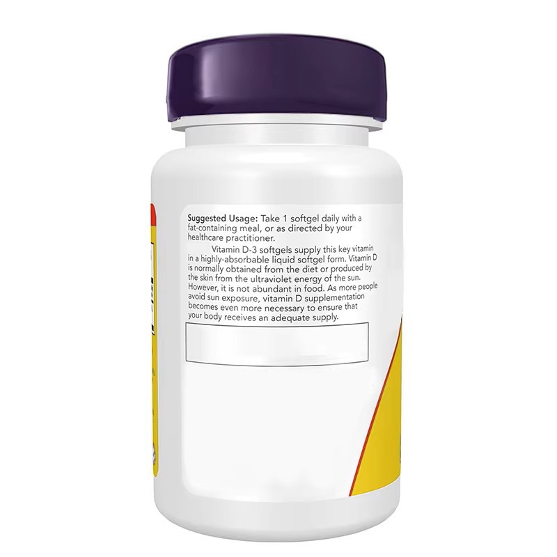 Vitamin D3 Softgels Manufacturer - OEM High Potency Bone Teeth Immune