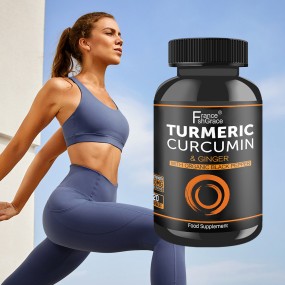 Turmeric Curcumin Capsules Factory - OEM Black Pepper Extract Joint Digestive