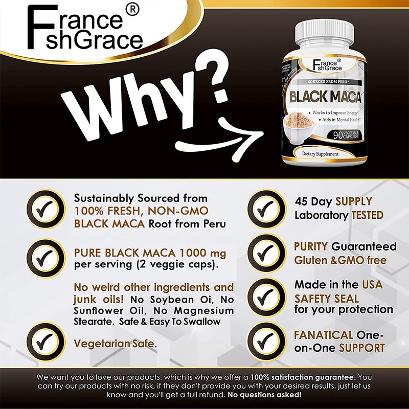 Maca Extract Tablets Supplier - OEM Power Tablet Strong Maca Capsules