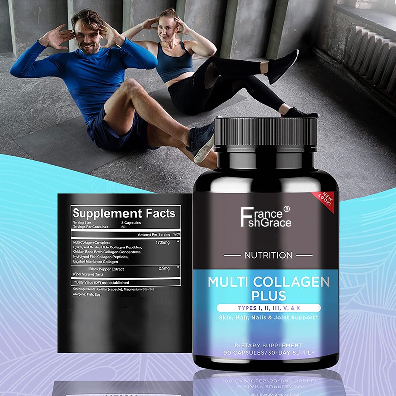 Collagen Plus Pills Factory - OEM Hair Skin Nails Joints Gut Health