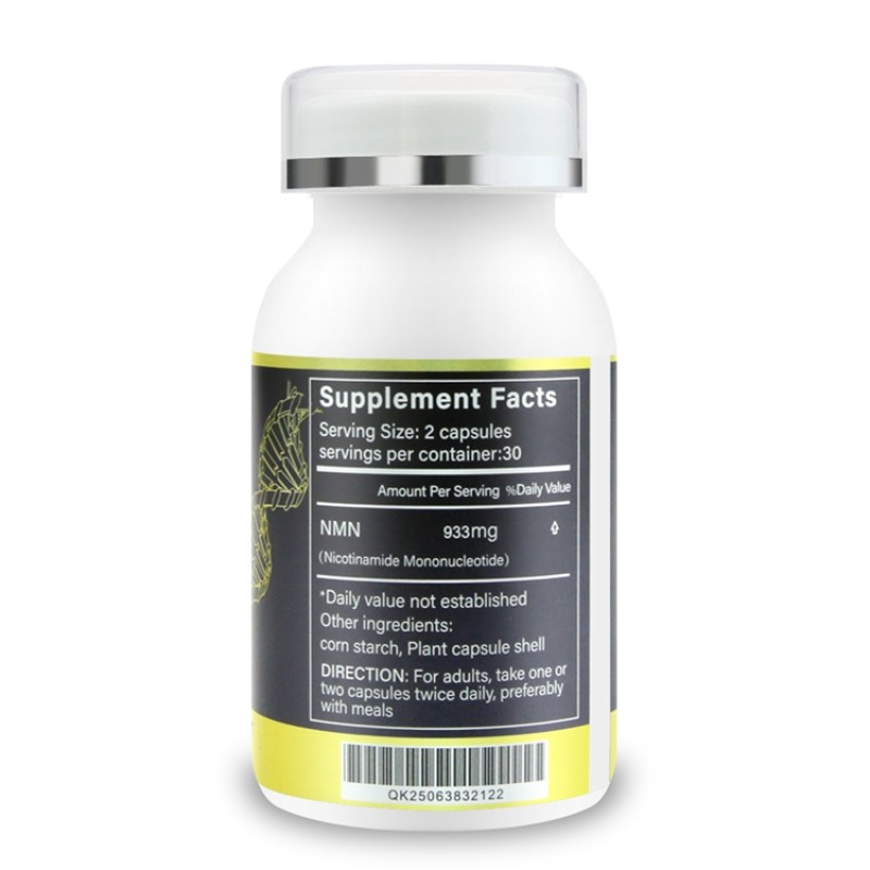 NMN Capsules Factory - OEM NAD Boost DNA Repair Energy Level