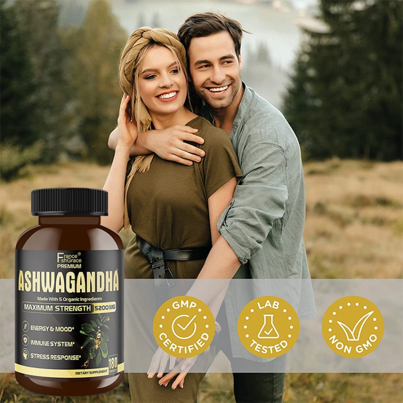 Ashwagandha Capsules Manufacturer - OEM Organic Root Powder Black Pepper Extract