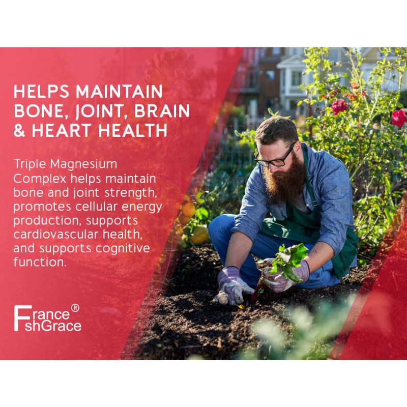 Magnesium Supplement Capsules Factory - OEM Muscle Heart Bone Relaxation Women Men