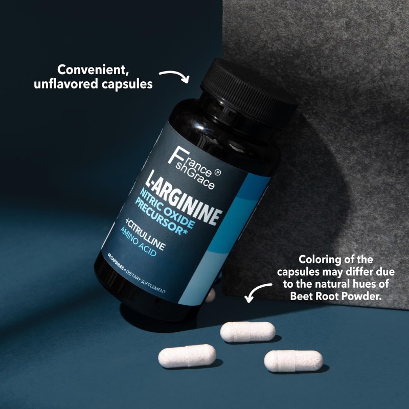 L-Arginine Capsules Supplier - OEM 1000mg Muscle Performance Enhancement