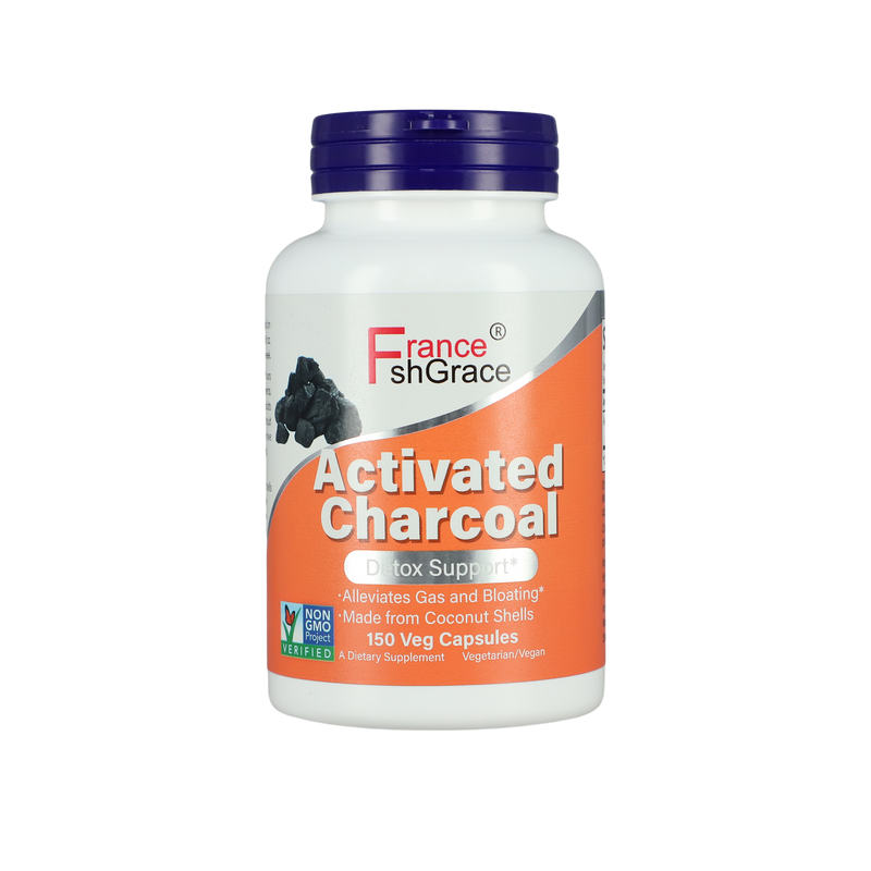 Activated Charcoal Capsules Factory - OEM Natural Detox Gas Bloating Relief