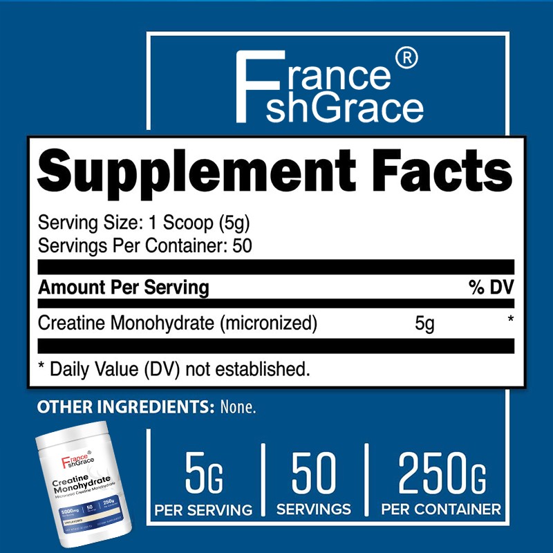Creatine Monohydrate Powder Supplier - OEM 5g Performance Strength Recovery