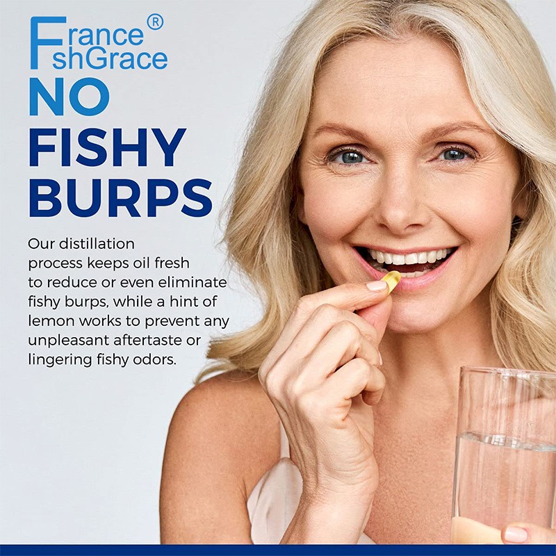 Omega 3 Fish Oil Capsule Manufacturer - OEM Lemon Flavor EPA DHA Brain Health