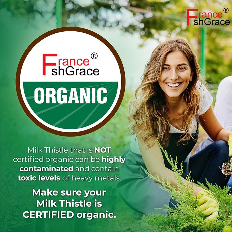 Milk Thistle Capsules Supplier - OEM Organic 30:1 Extract 7500mg 120 Vegan