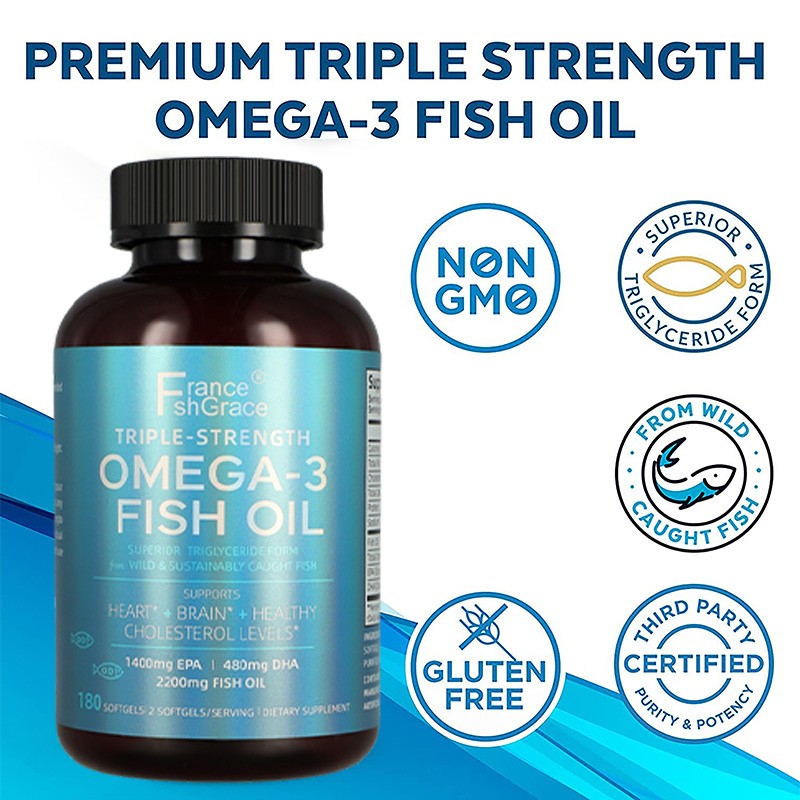 Omega 3 Fish Oil Capsule Factory - OEM Customized DHA EPA Natural Supplement