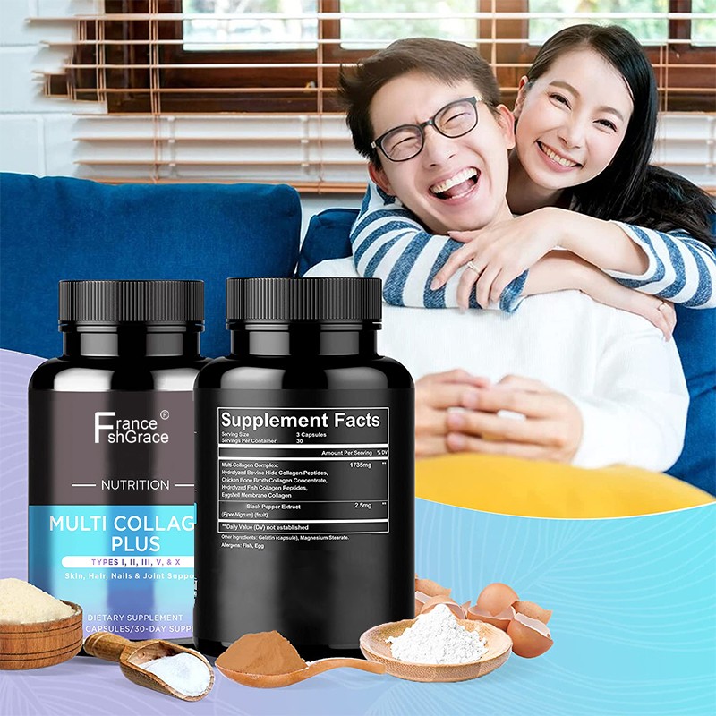 Collagen Plus Pills Factory - OEM Hair Skin Nails Joints Gut Health