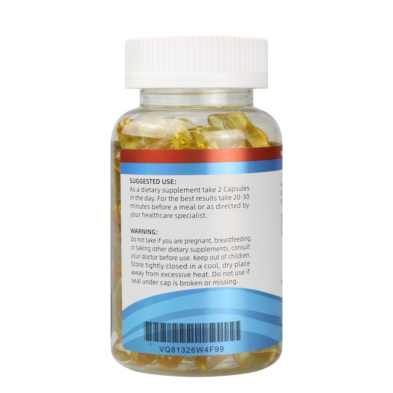 Omega 3 Fish Oil Capsule Manufacturer - OEM 1280mg Brain Heart Health 90 Softgels