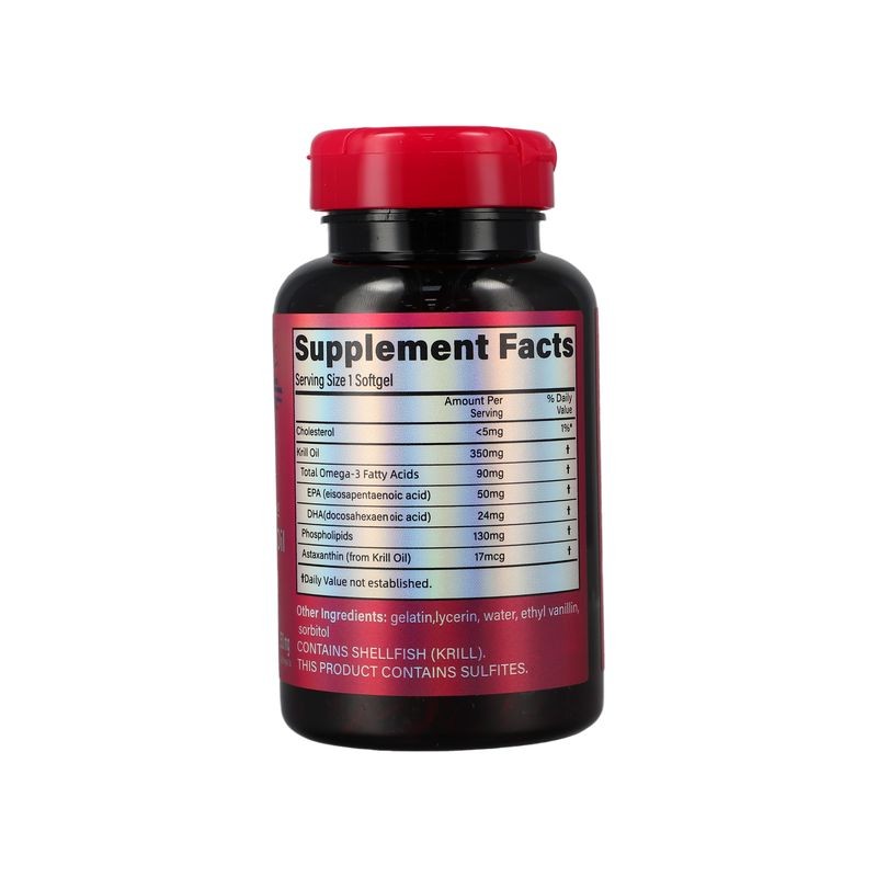 Krill Oil Softgels Manufacturer - OEM 1000mg Omega 3 Astaxanthin Heart Joint