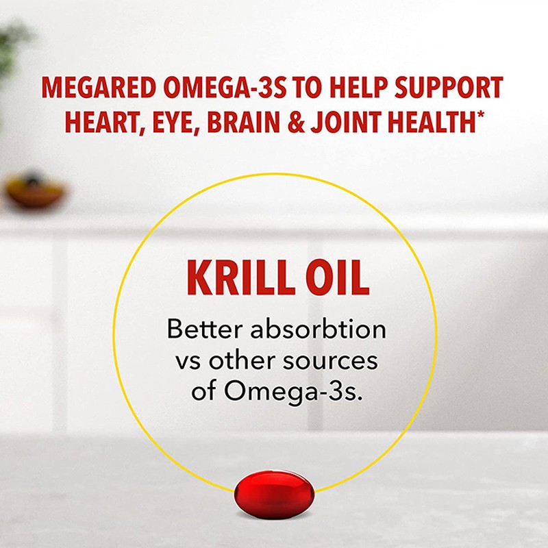 Krill Oil Softgels Manufacturer - OEM 1000mg Omega 3 Astaxanthin Heart Joint